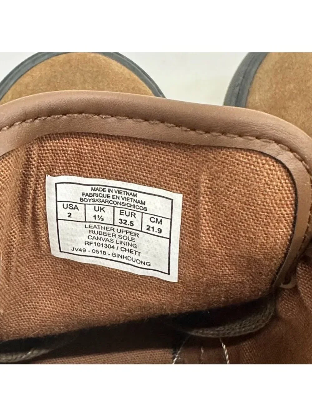 Polo Ralph Lauren Suede Chett Ankle Boots Leather Chukka Bootie Boys Kids Size 2